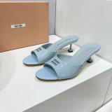 Miu Miu New Low Heel Slippers Buy The Best Product Replica Shoes