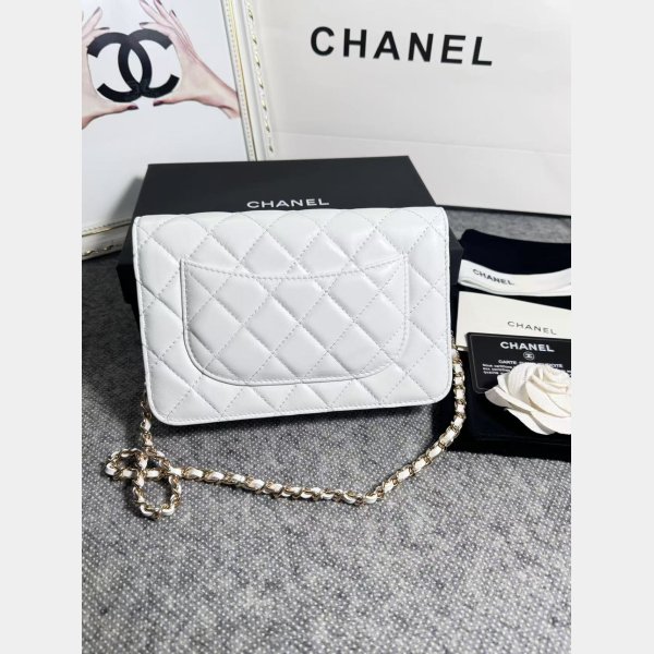 Top Quality WOC CHAIN BAG Lambskin 19CM Handbag