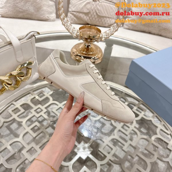 Top prada Suede sneakers