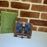 Gucci Designer Jackie 1961 Card Case 645536 Wallet