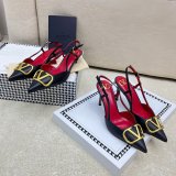 Valentino 1:1 Mirror Slingback Garavani Vlogo Pumps Fake Shoes