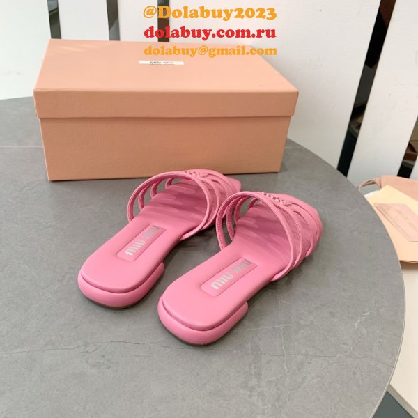 Wholesale MiuMiu Octopus Sandals Top Quality Shoes