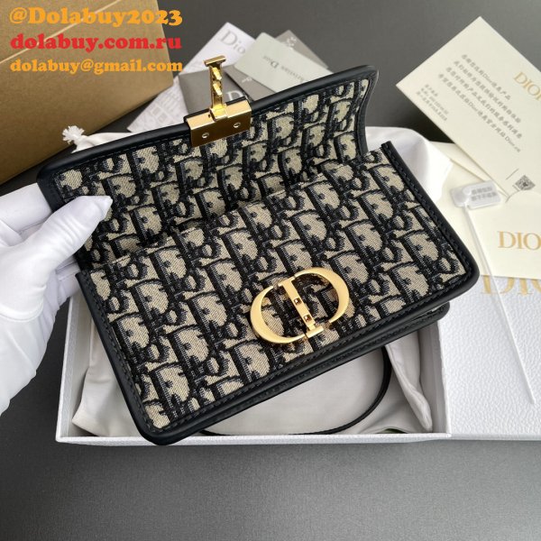 Top Dior 30 Montaigne East-West Bag with Chain