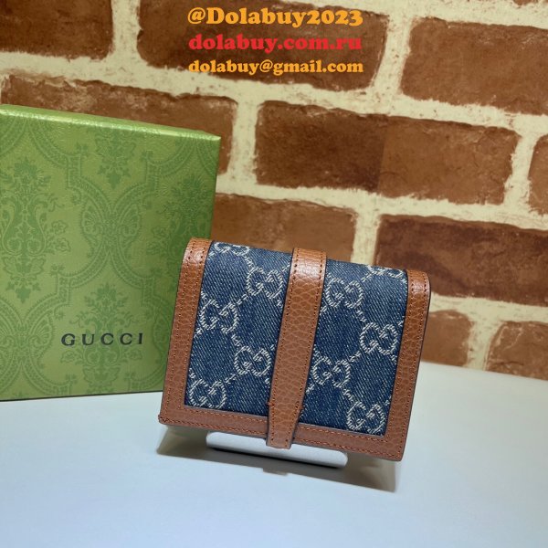 Gucci Designer Jackie 1961 Card Case 645536 Wallet