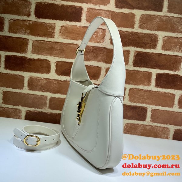 Designer Replica Gucci Jackie 1961 Hobo Bag 636709 Leather