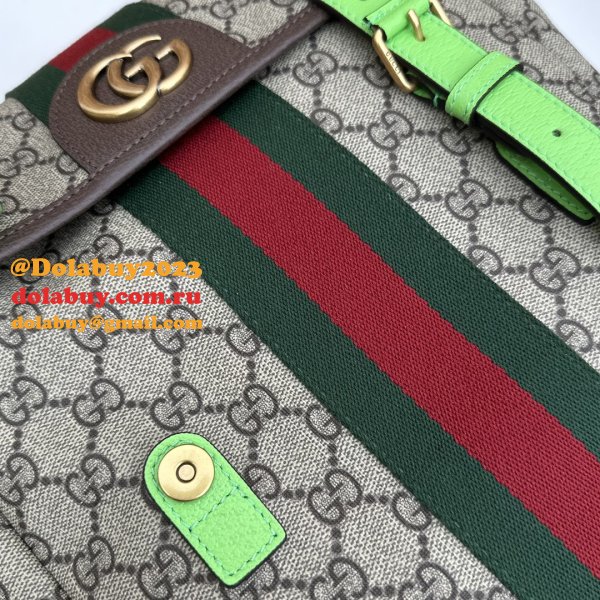 Gucci GG Supreme Ophidia Inspired Backpack 7 Star 598140 Straps