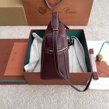 Fashion LORO PIANA Extra Bag L27 New patent leather