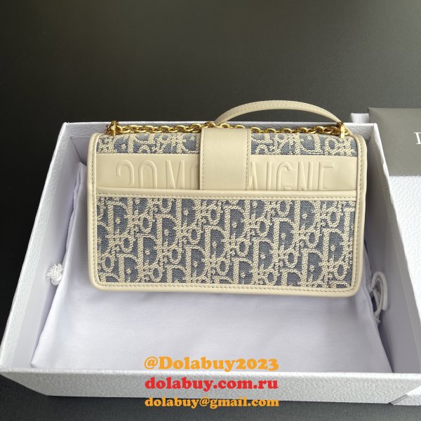 Top Dior 30 Montaigne East-West Bag with Chain
