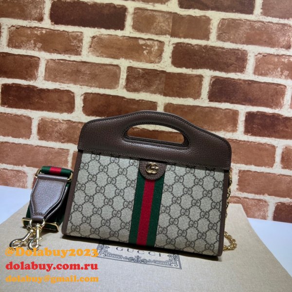 Gucci 1:1 replica 693724 Ophidia small tote with Web Top Handle Bag