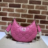 Gucci Replica 739709 GG Matelassé Duplicate Shoulder Pink Bag