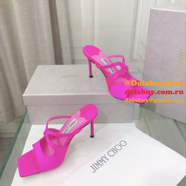 Heel: 8.5 cm Anise 75 Designer Sandals Jimmy Choo Shoes