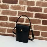 Gucci 772795 UK Embossed Top Handle Replicas Shoulder Bag