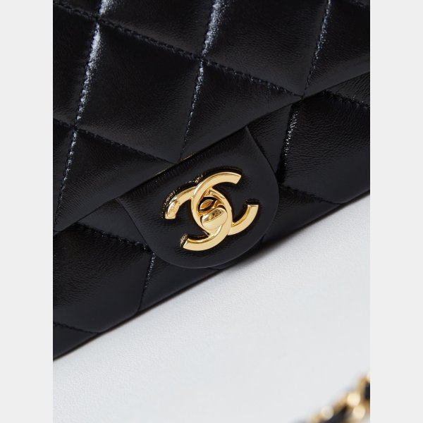 Replica Designer AS5032 Black Top Handle Inspired Mini Flap Bag