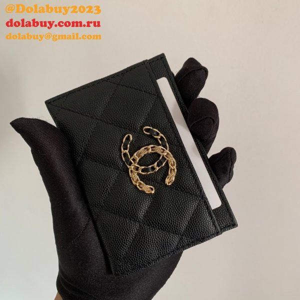 Fake AP1843 Wallets Replica Black Bags