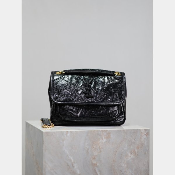 To Buy Replica Best YSL Niki Oil wax leather Bags