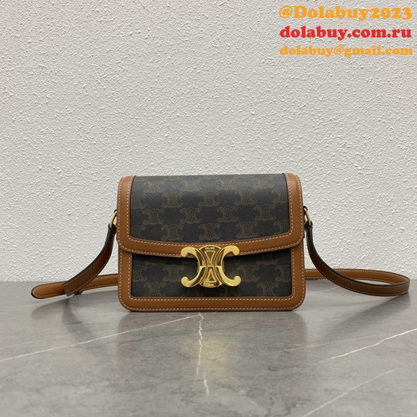 Celine Top Quality Triomphe Teen 18CM 188423 Knockoff Bag