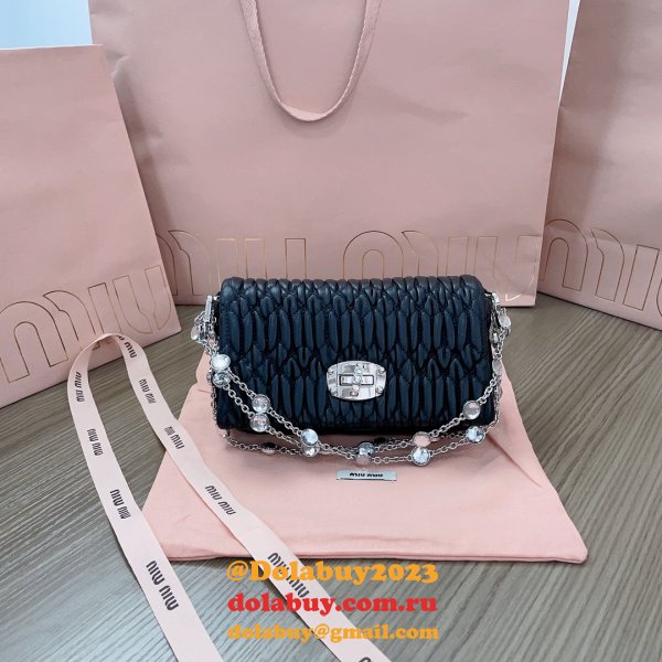 Luxury Designer Replica Miu Miu 5BP079 Cloquet 7 Star Bag