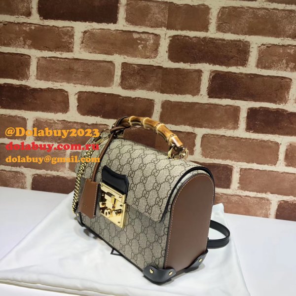 Designer Gucci Replica Padlock Small Bamboo Shoulder 603221 Bag