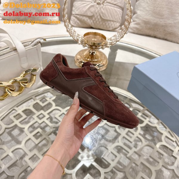 Top prada Suede sneakers