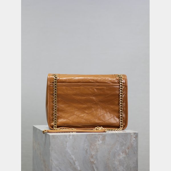 To Buy Replica Best YSL Niki Oil wax leather Bags