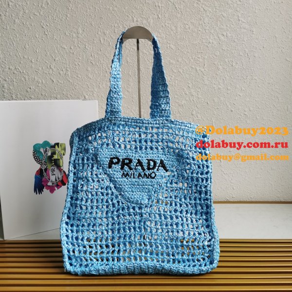 Top Quality PRADA Raffia tote bag Replica