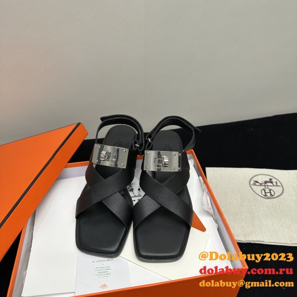 Best Luxury Hermes Ines Sandal