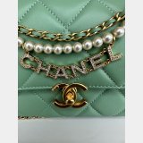 Top Quality CC Shiny Lambskin Crossbody Bag AS4986