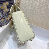 High Quality Christian Dior Lady patent leather 17CM Bag mini