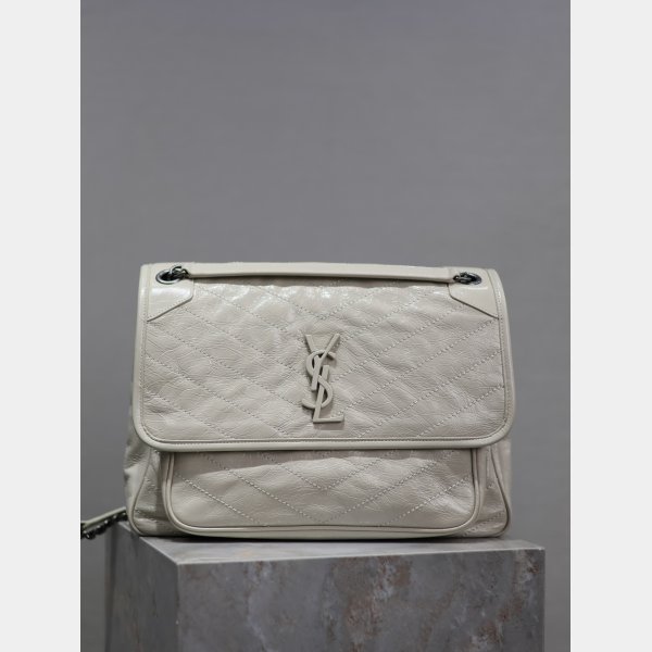 Best 7 Star Niki YSL Replicas High Quality Oil wax leather Bags