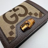 UK Gucci Replica 658244 Diana Jumbo GG Card Case for sale