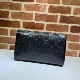 Gucci Replica Black GG embossed mini 625568 bag