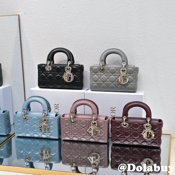 Lady D-Joy Lambskin Small Bag