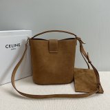 7 Star Celine Triomphe Louise Bucket Bag 116613