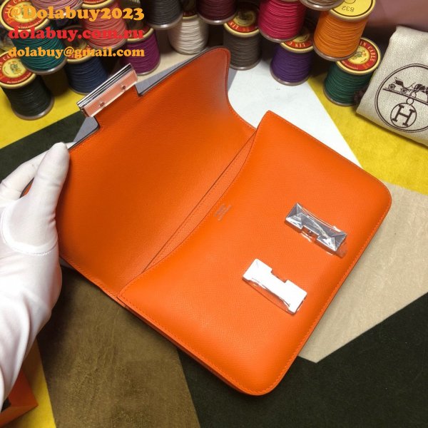 Hermes Constance Bag 23cm Epsom Leather Orange