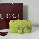 Gucci Designer 837280 GG Marmont Small Shoulder Bag