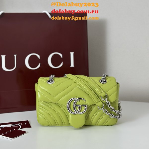 Gucci Designer 837280 GG Marmont Small Shoulder Bag