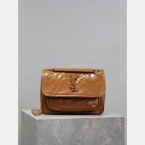 To Buy Replica Best YSL Niki Oil wax leather Bags