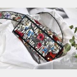 Lady D-Lite Bag Multicolor Lady Dior 24cm Replica Paisley Embroidery