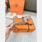 Ella Suede Hermes Designer Replicas Sandals Heel 8.5cm Shoes