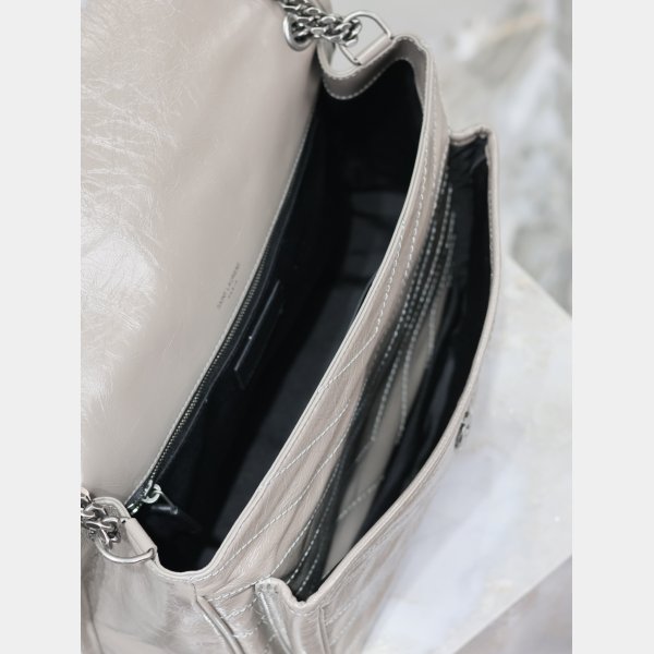Best 7 Star Niki YSL Replicas High Quality Oil wax leather Bags