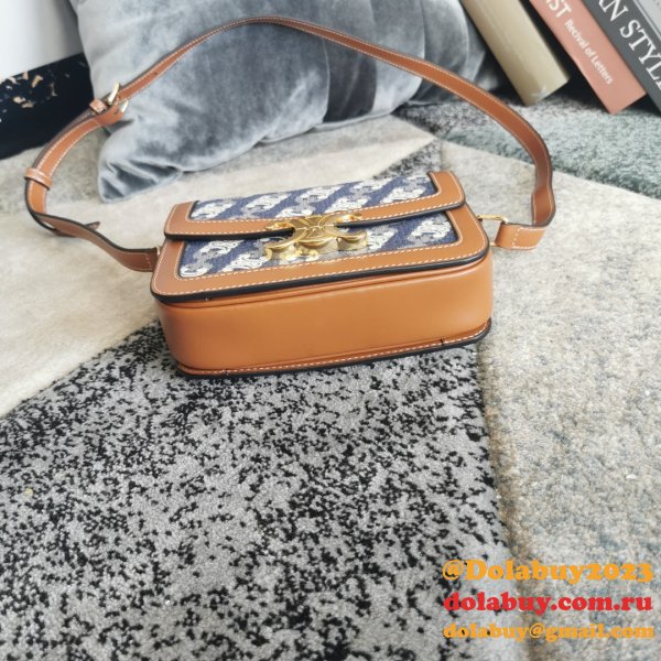 Celine Top Quality Triomphe Teen 18CM 188423 Knockoff Bag