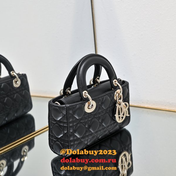 Lady D-Joy Lambskin Small Bag