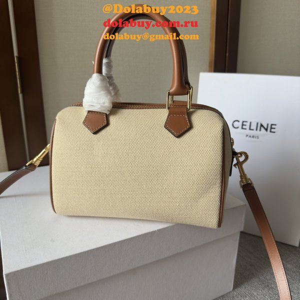 Luxury Celine 197582 Triomphe Small Boston Bag