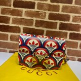 Adidas x Gucci 602204 Knockoff 1955 Horsebit Shoulder GG Supreme Bag