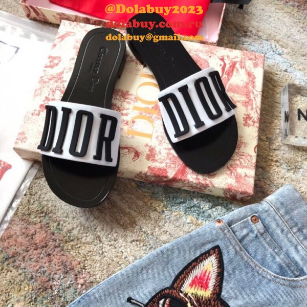 Wholesale Luxury DIOR FALT SLIPPER Top Quality