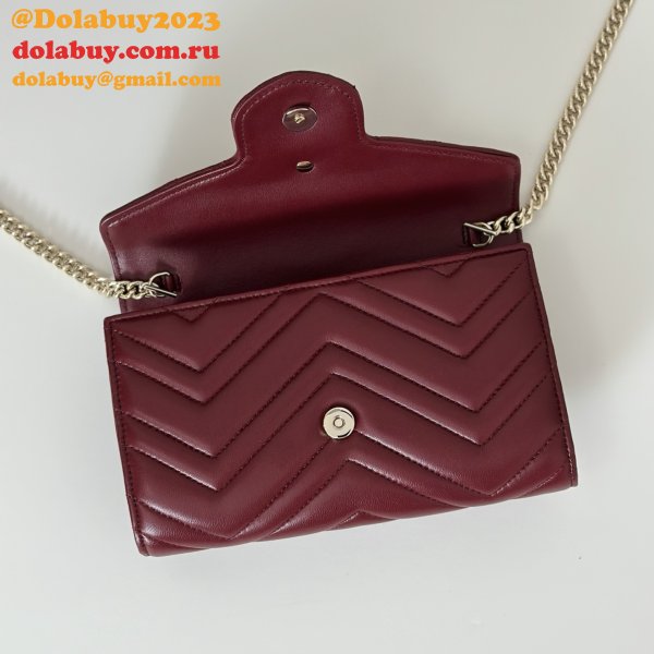 Gucci GG Marmont Wallet On Chain High Quality 837745 Bag