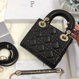 AAA+ Christian Lady Dior Handbags Online Purchase MINI 17CM