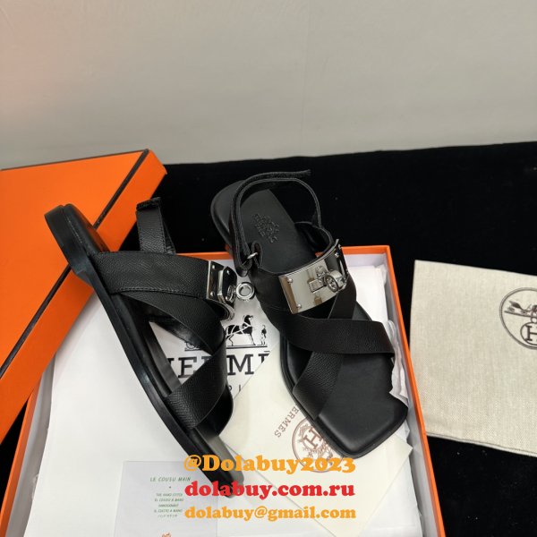 Best Luxury Hermes Ines Sandal