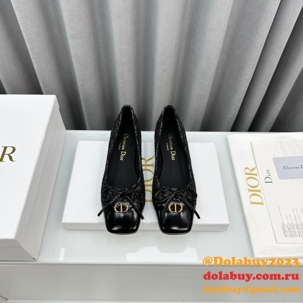 Duplicate DIOR D-Doll  BALLET FLAT Designer