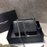 Saint Laurent 20CM Vicky Quilted Shoulder Bag